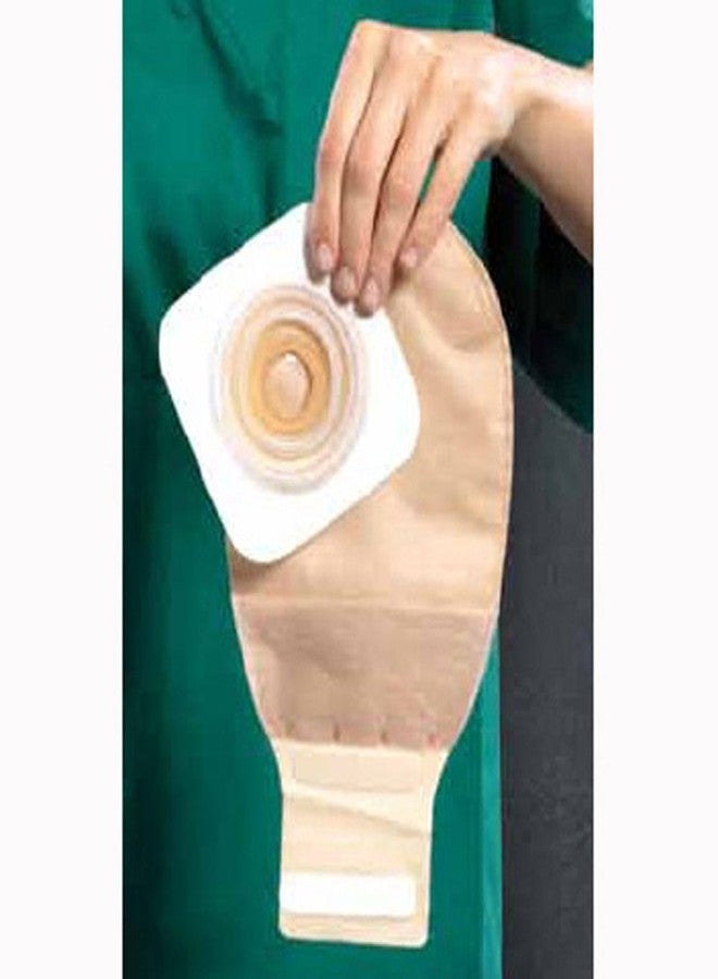 Ostomy Pouch Natura Plus Two-Piece System 12 Inch Length 1-1/4 to 1-3/4 Inch Drainable, Tail Closure - 10/BX (MFN # 416422)